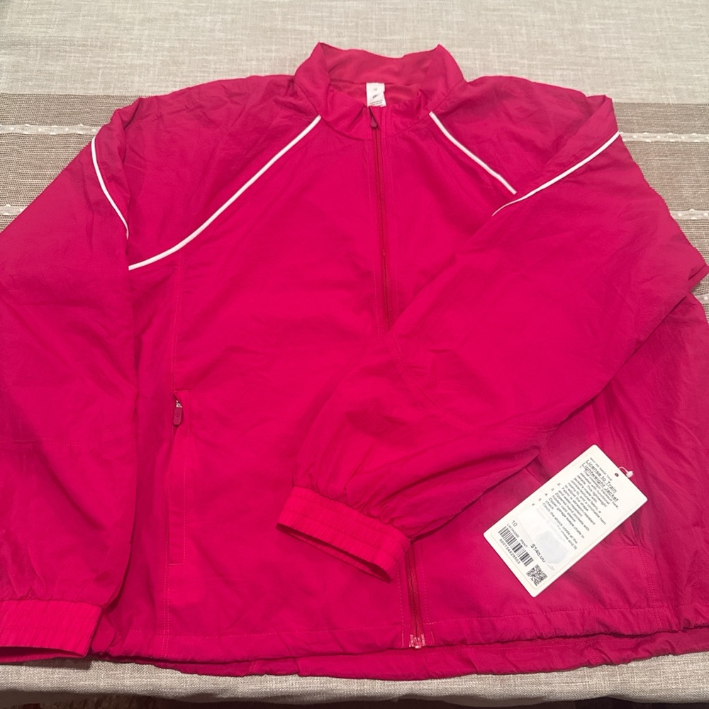 Hot pink LULULEMON License to Train Jacket